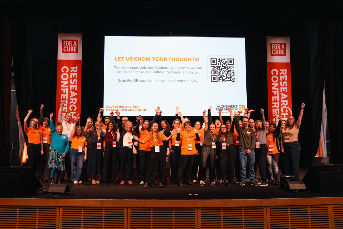 AlzResearchUK's tweet image. Thank you so much to all attendees, speakers and sponsors - our #ARUKConf has come to an end. We look forward to seeing more of the amazing work in the dementia research. #ForACure