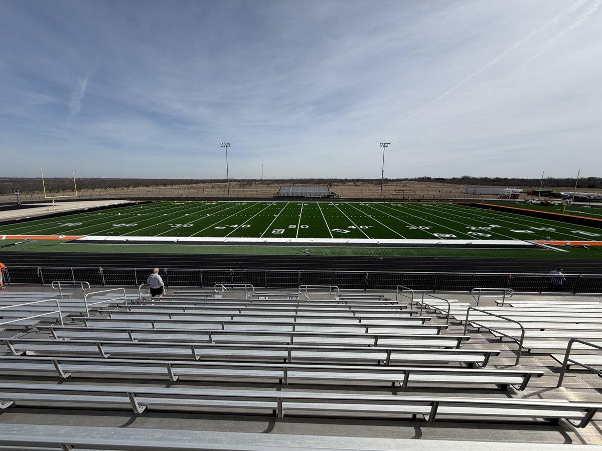 This turf isn’t just a surface — it’s a statement. We’re investing in our athletes, our future, and our pursuit of excellence. Excited to play under those Friday night lights on the new turf.