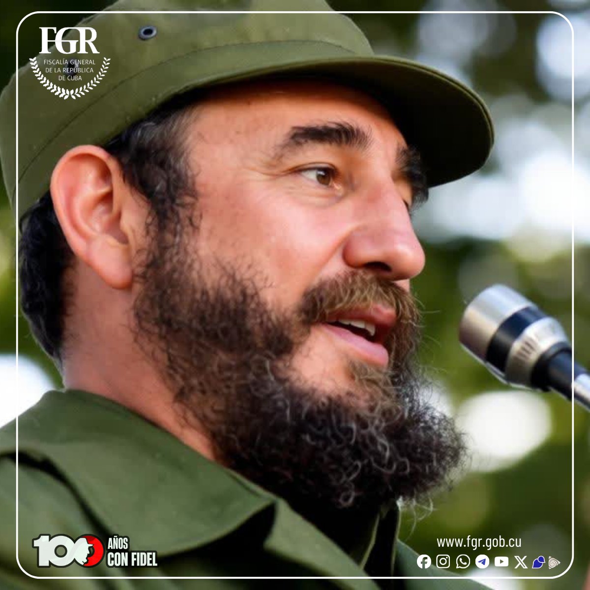 #100AñosConFidel: «Sin lucha enérgica, firme, decidida, e inteligente, a lo que puede añadirse una enorme dosis de audacia, no hay revolución posible»

#CubaEstáFirme
#FiscalíaCubana