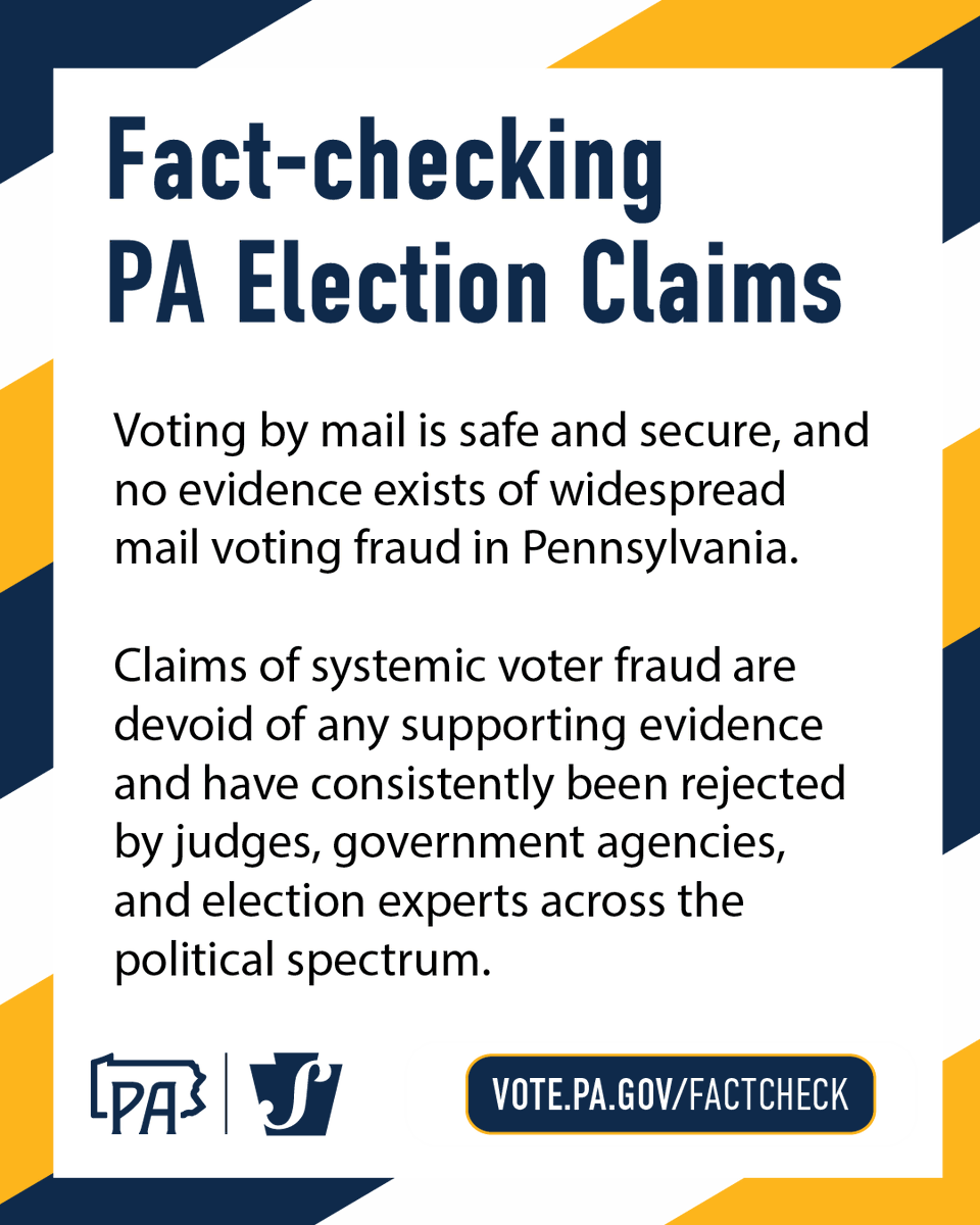 PA Department of State tweet media