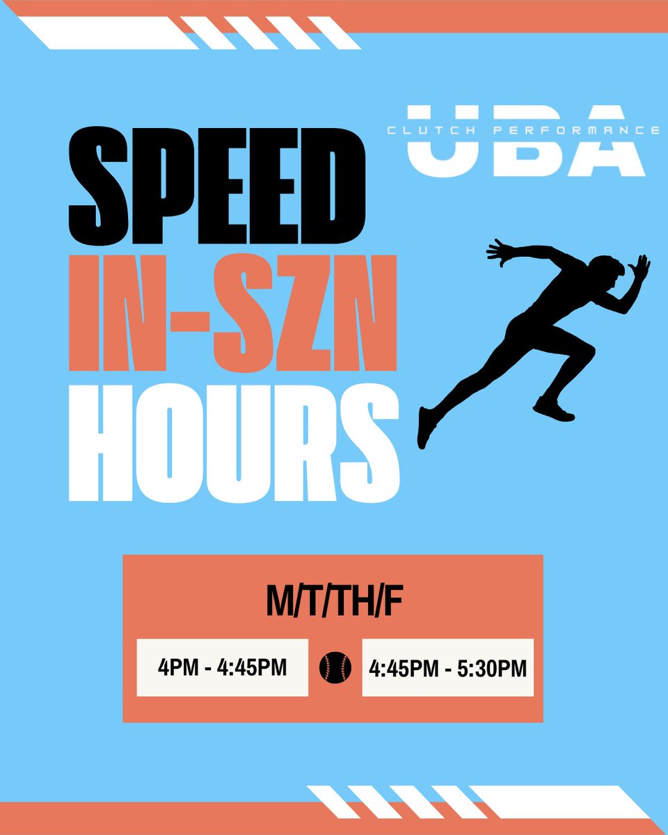 Spring SZN 🔜

With the upcoming high school season Clutch hours have been adjusted beginning March 2nd 

#clutch #baseball #szn