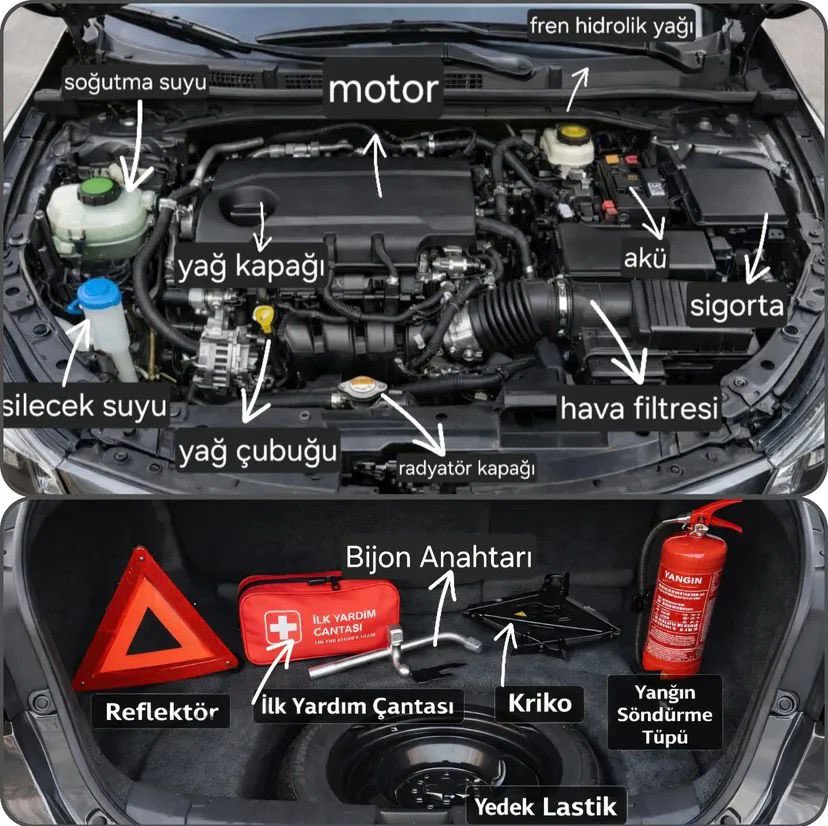 ARAÇ MOTOR VE BAGAJ TANITIM GÖRSELİ 
.
#ehliyet #sürücükursu #ehliyetkursu #motortanıtım #bagajtanıtım