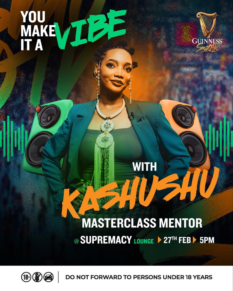 Make it a Vibe with Kashushu, Masterclass Mentor live <a href="/SupremacyLounge/">Supremacy Lounge</a> 27th Feb, 5PM.