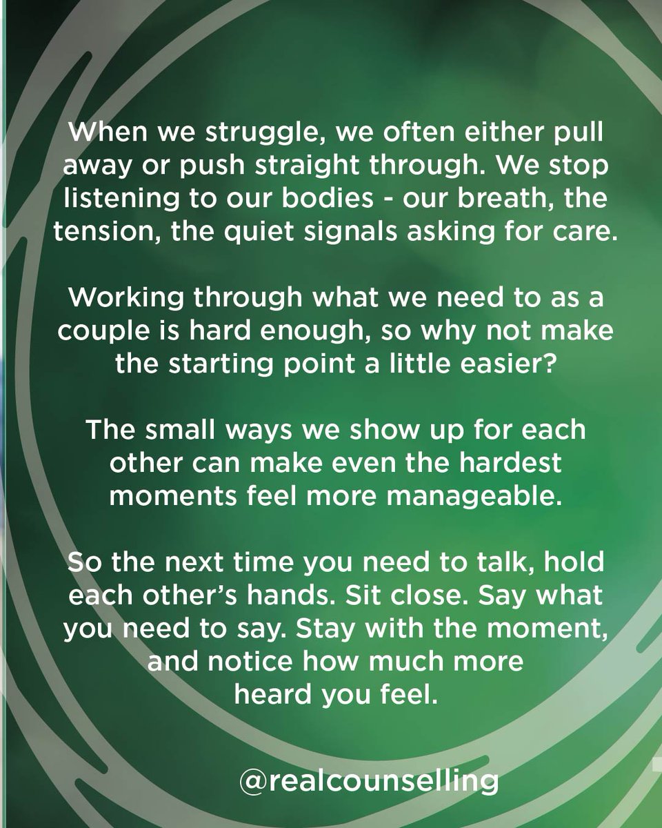 RealCounselling's tweet photo. There are many ways physical touch can express love - holding hands in a difficult moment, offering a hug after a long day, or giving a reassuring squeeze when your partner feels stressed. https://t.co/nLlX2mFNR2