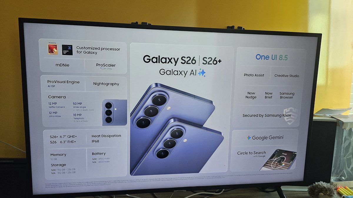 MauUnfiltered's tweet photo. Novo Galaxy S26. https://t.co/LMuintSjgV