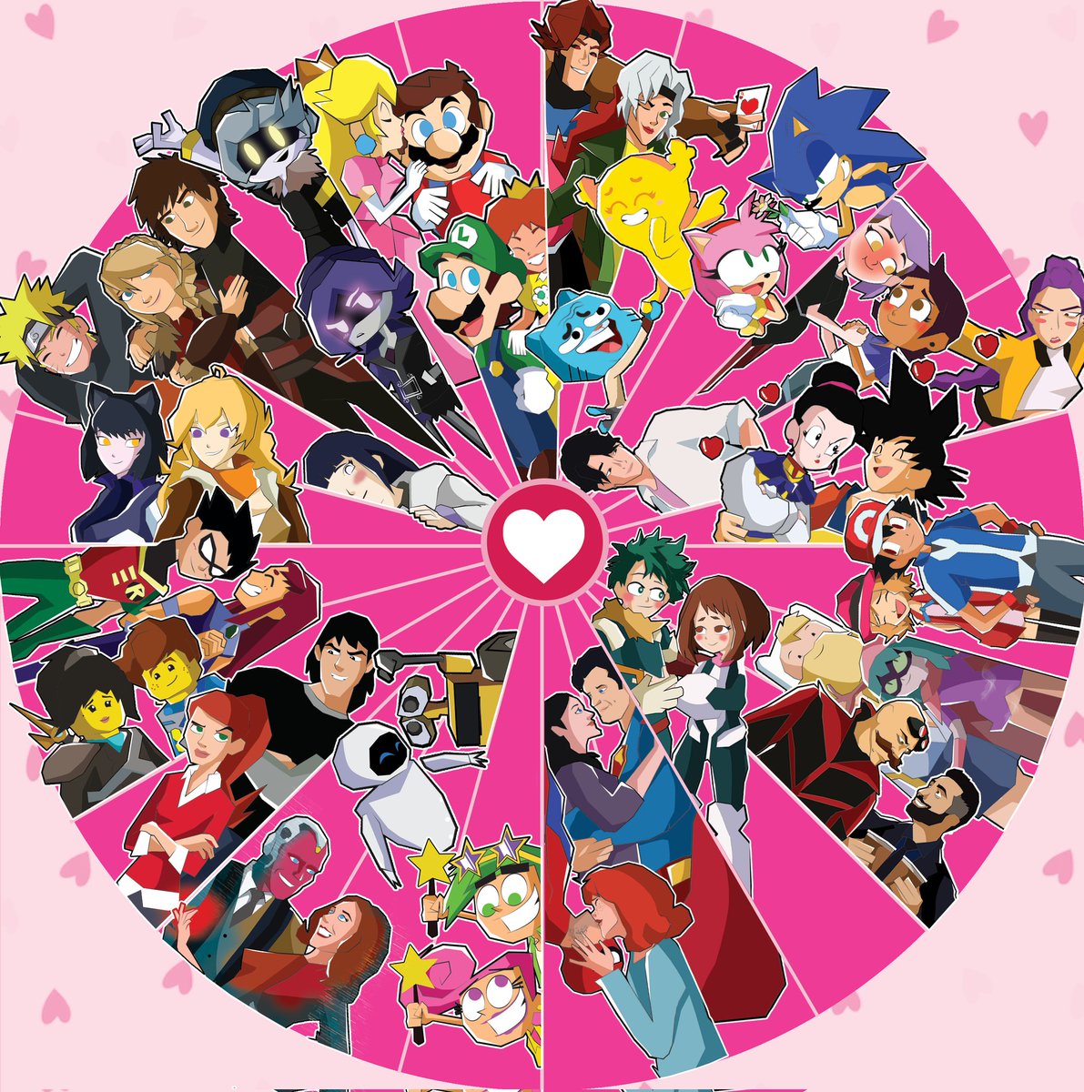Day 24 for Valentine's Day Couples Wheel. Thank you so much for a to playing my wheel