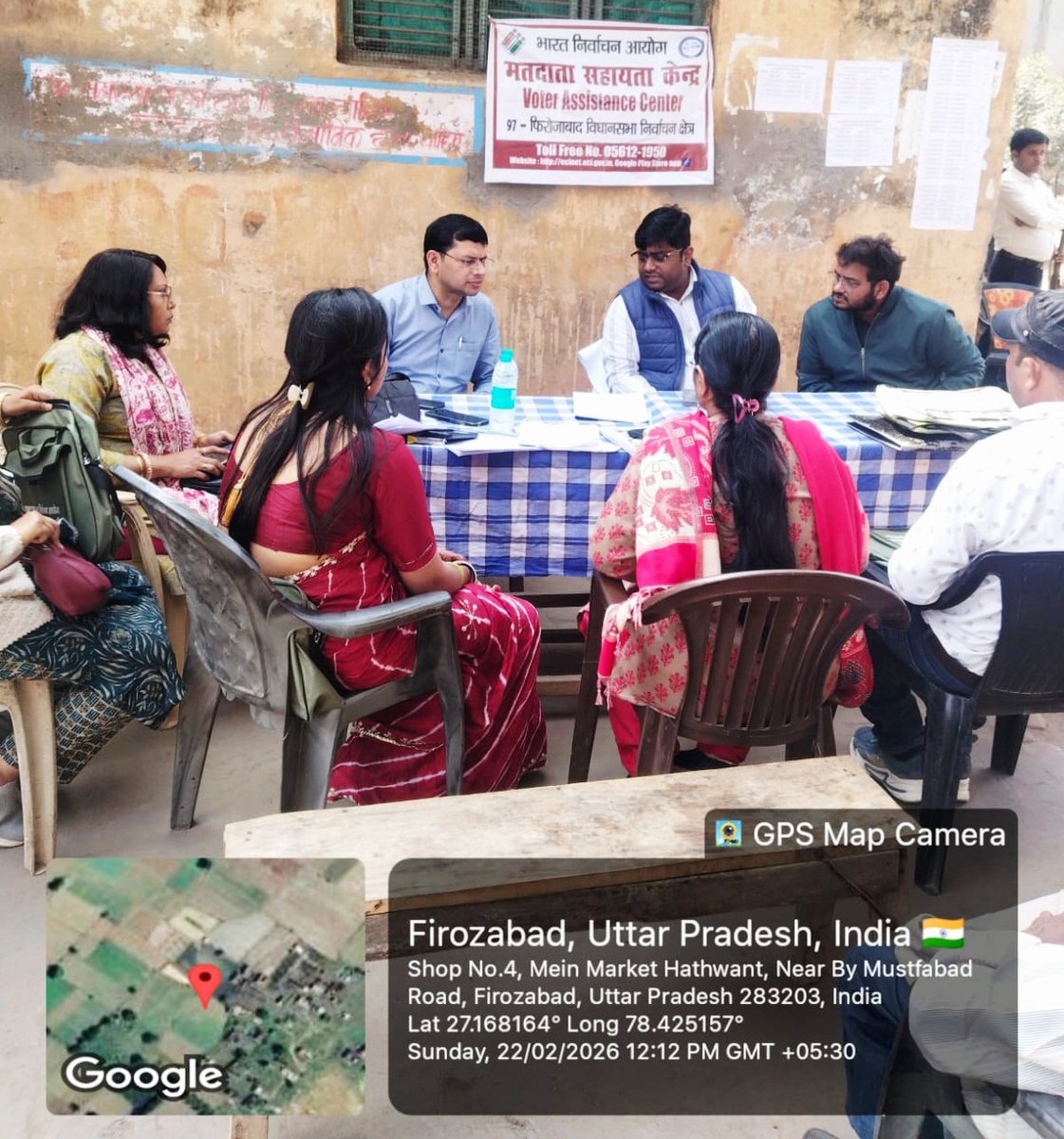 ArvindwivediADM's tweet photo. Inspection of Booth DAV Inter college 
#Firozabad #SIR #Specialday https://t.co/NS6QQviyRY