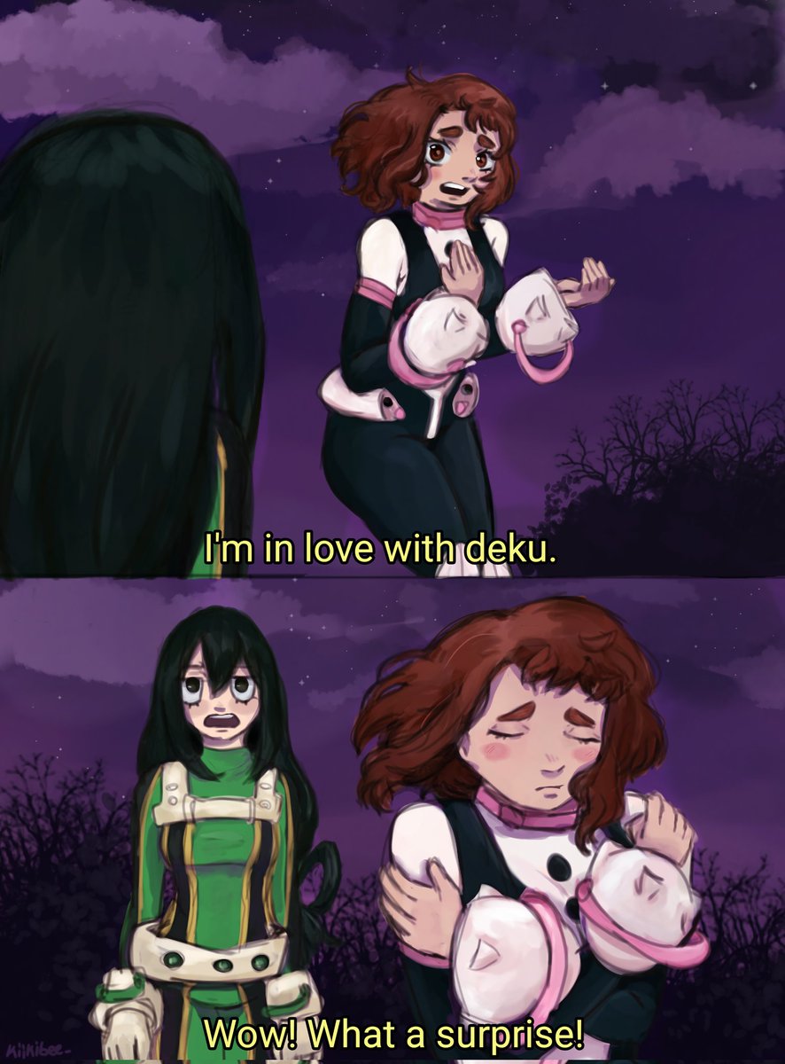 Who would've guessed 
||#izuocha #ochako #tsuyu