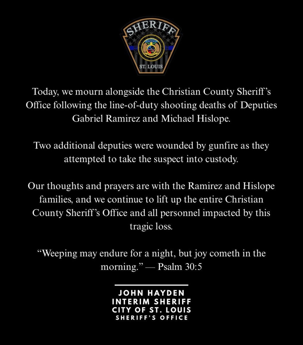 St. Louis Sheriff’s Office tweet media