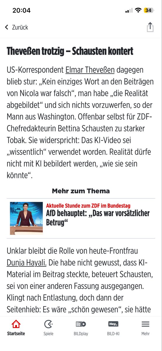 Wenn das stimmt, was die #Bild hier schreibt, dann muss man halt eine Person wie #Theveẞen auch mal endlich abberufen. Das hat doch nichts mehr mit #berichtenwasist zu tun!!!