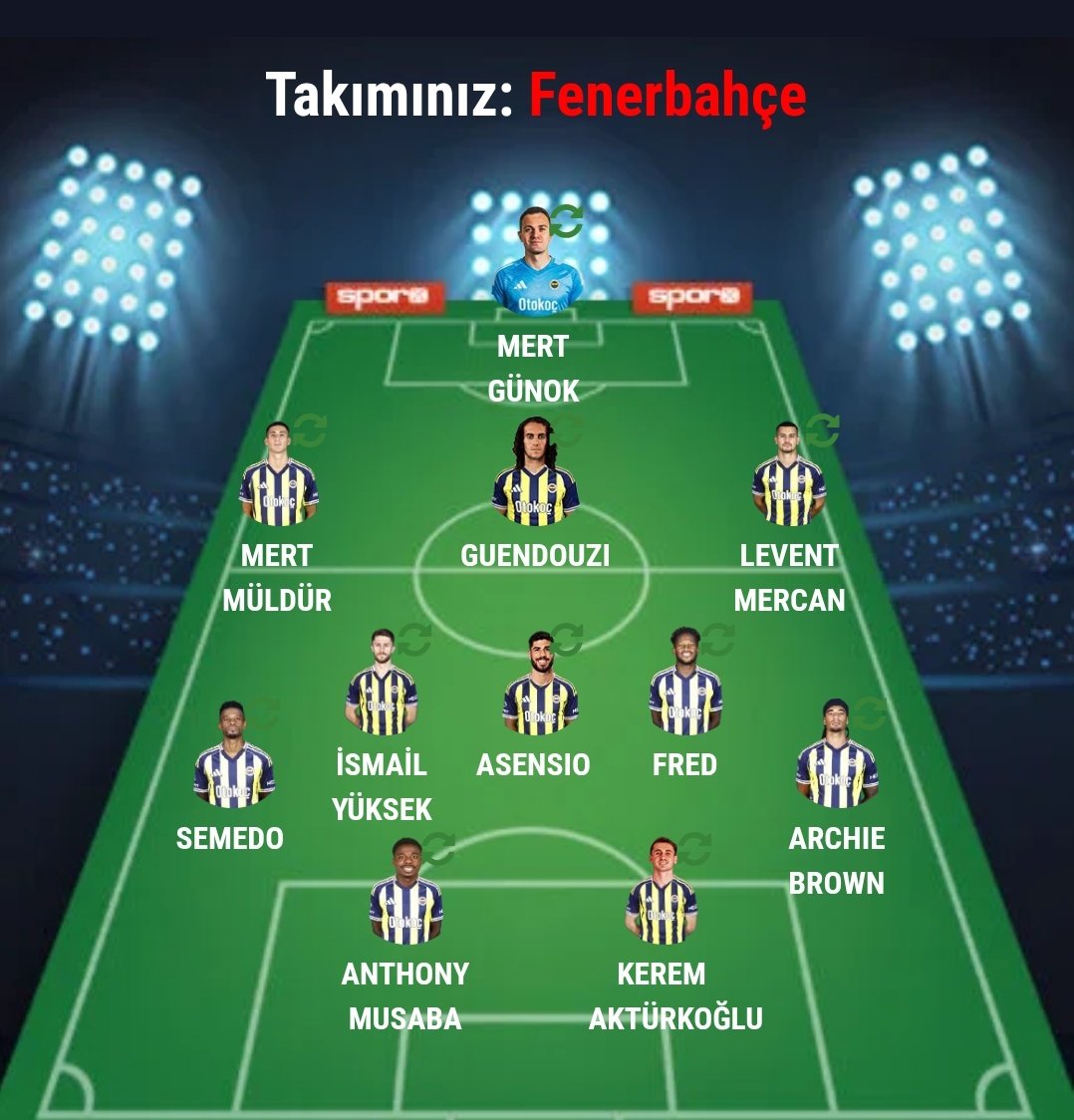 Sakatlar dönene kadar en ideal kadro budur.