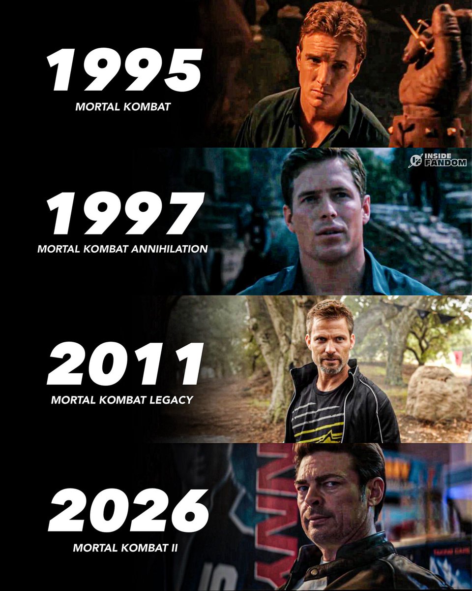 InsideFandom's tweet image. Johny Cage throughout the years!

Are you excited to see him in Mortal Kombat 2?