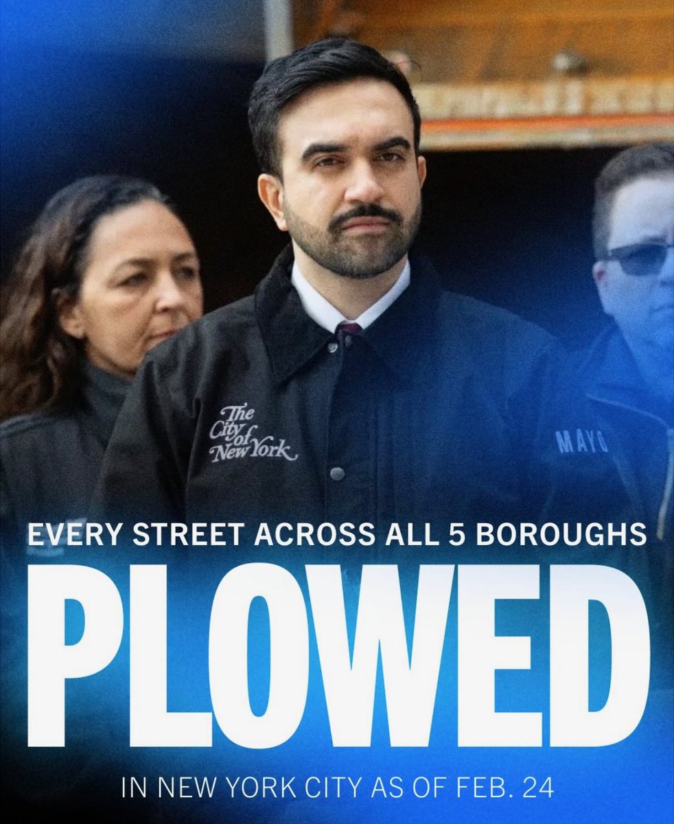 Can confirm: our map is showing heavy plowing on the streets of NYC 🙂‍↕️🙂‍↕️