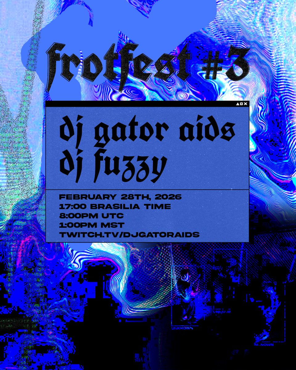 gatoraidsmp3's tweet photo. THIS SATURDAY ME AND @fuzzytallon DICTATE THE RYTHM OF YOUR WEEKEND

LIVE AT TWITCH AND VRCHAT

DONT MISS IT! https://t.co/wDgiEzQFIr
