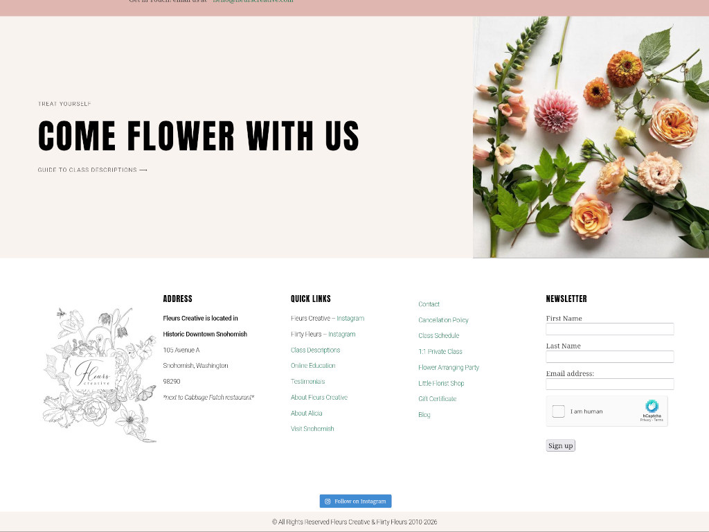 onthegridweb's tweet photo. A beautiful website and the freedom to manage it yourself? That's exactly what we delivered for Fleurs Creative. Here's two more screenshots from the site.
https://t.co/mh7i9h0AaB
#webdesign #customwebsite #wordpress #smallbusinesswebsite https://t.co/6pK5zE3Dts
