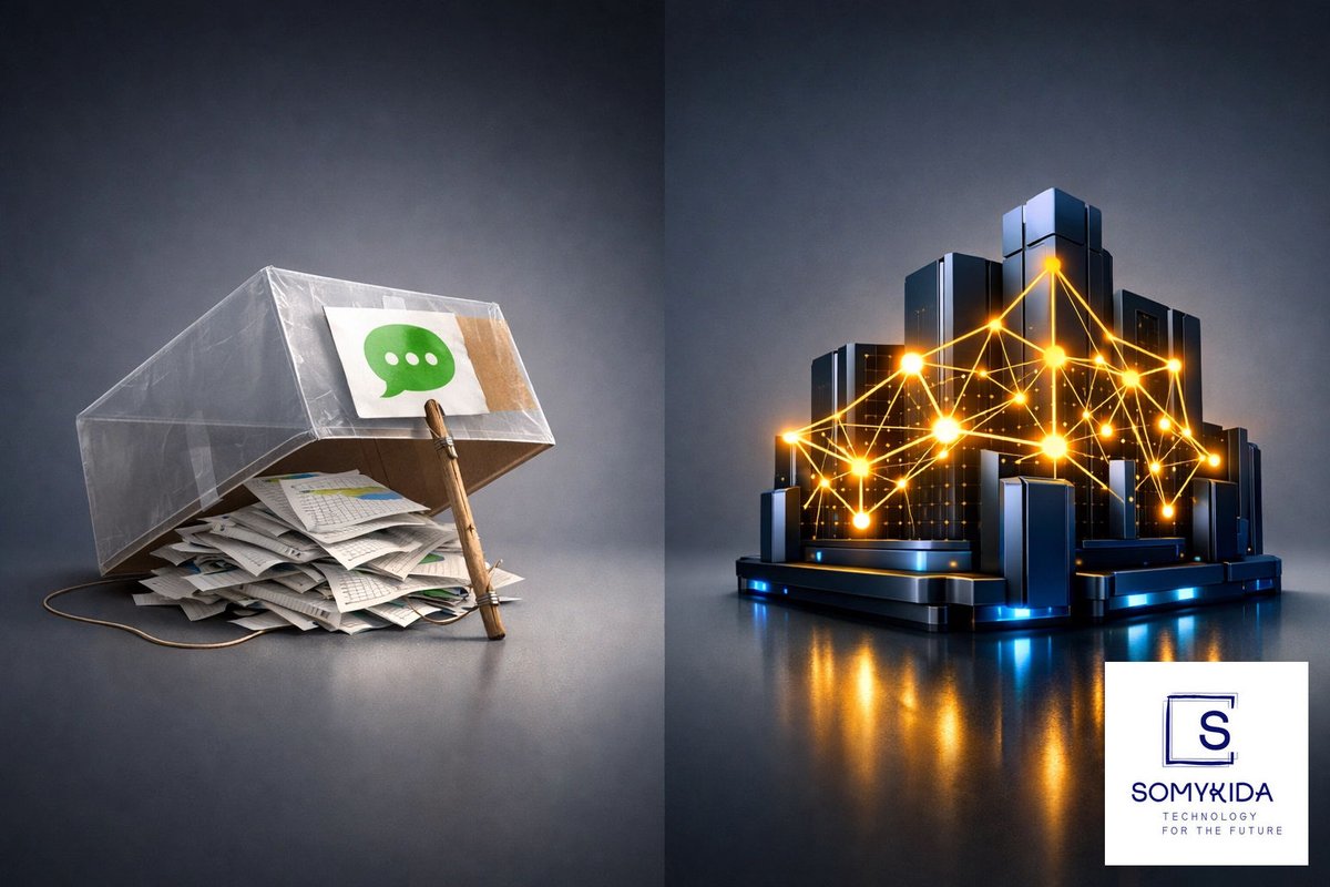 Stop slapping a chat UI on a spreadsheet and calling it AI. 🚩 Fragile wrappers = instant tech debt. Real engineering means AI in the core logic, not just the skin. Build an ecosystem, not a house of cards. DM to build for real. 🏗️ #BuildInPublic #SaaS #AI #SomyKida