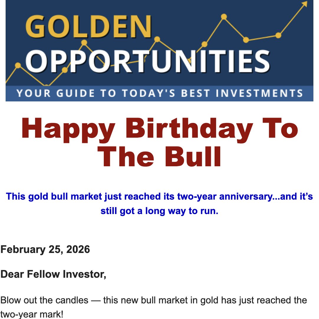 Gold Newsletter tweet media