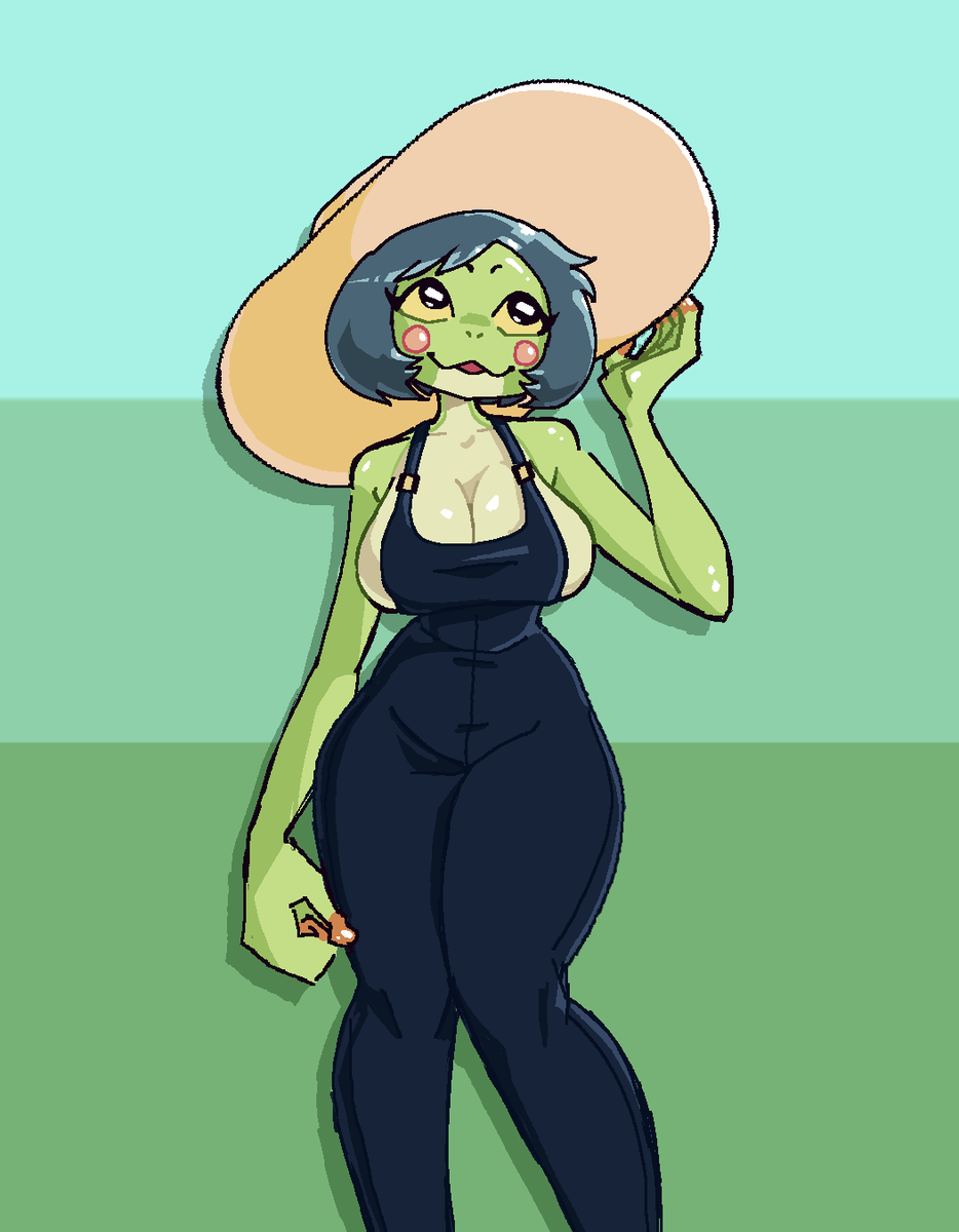 Finished Comm - Funny Frog Friend <3