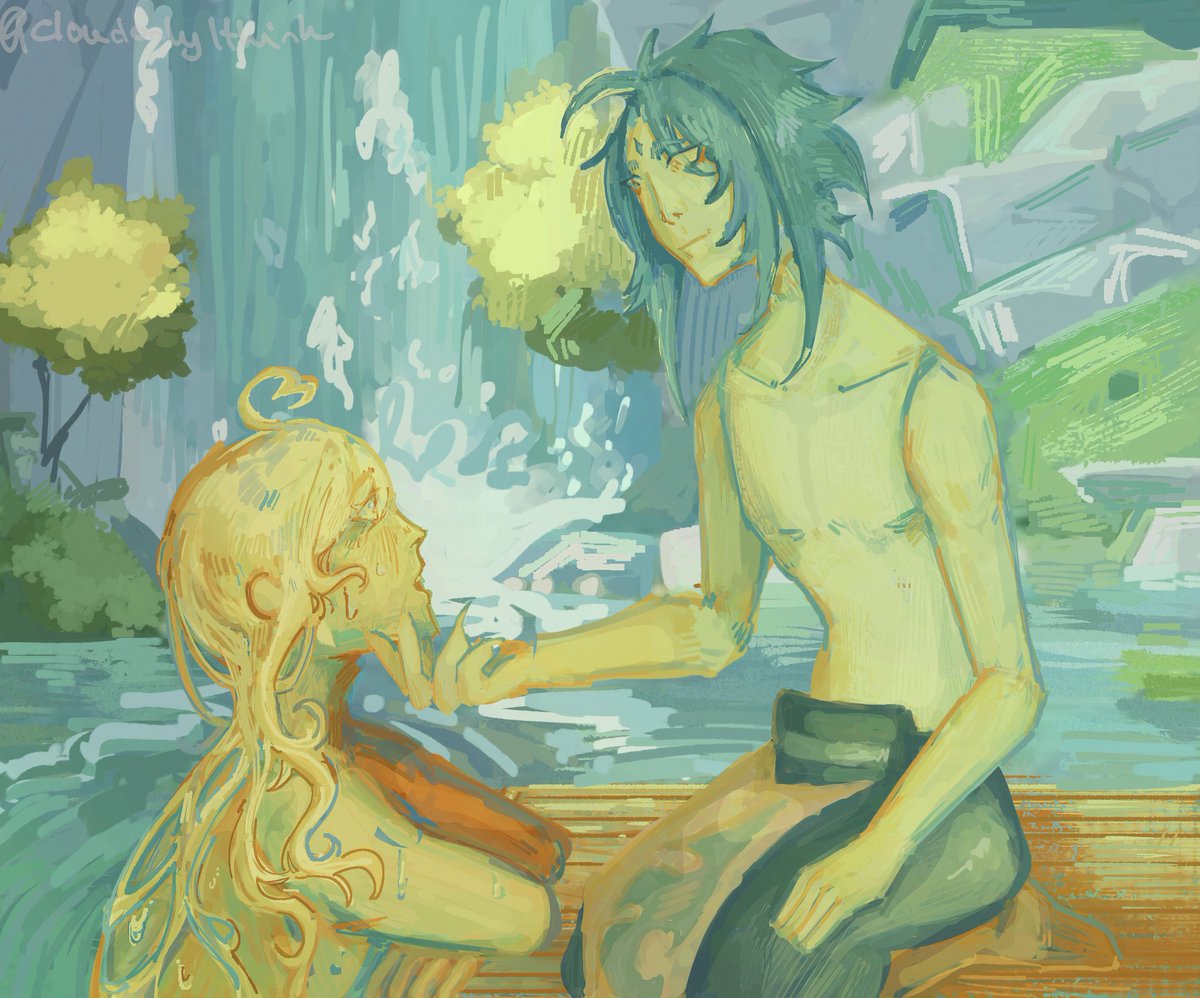 (27/31) Aftermath 
Hey Xiao can be teasing sometimes
#aexiao #aetherxiao #xiaother #XiaoAether