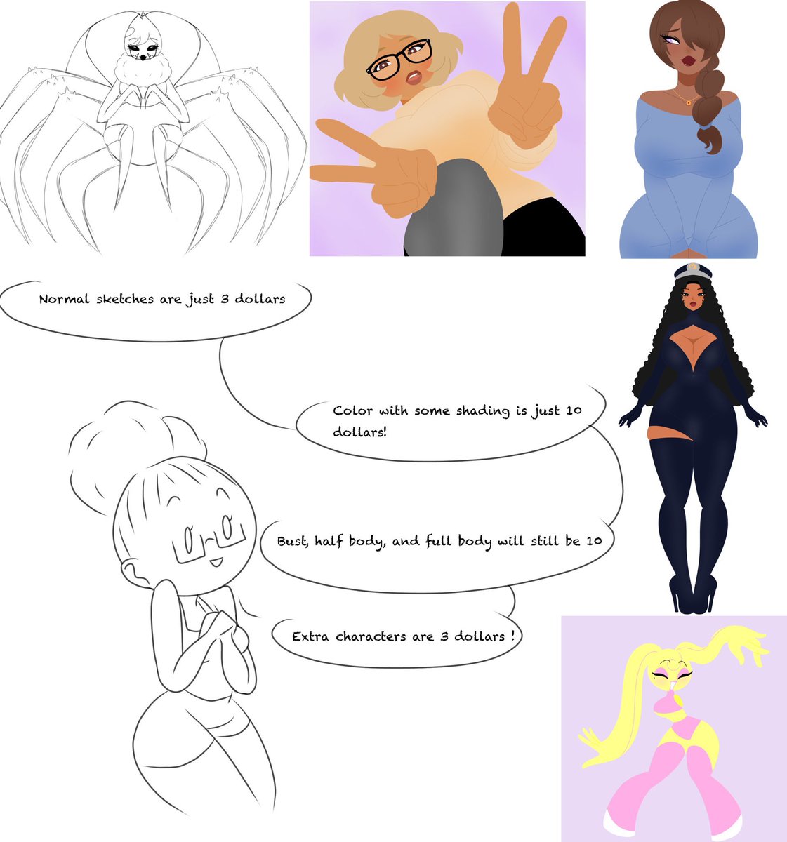 EMERGENCY COMMISSIONS, ANYTHING HELPS