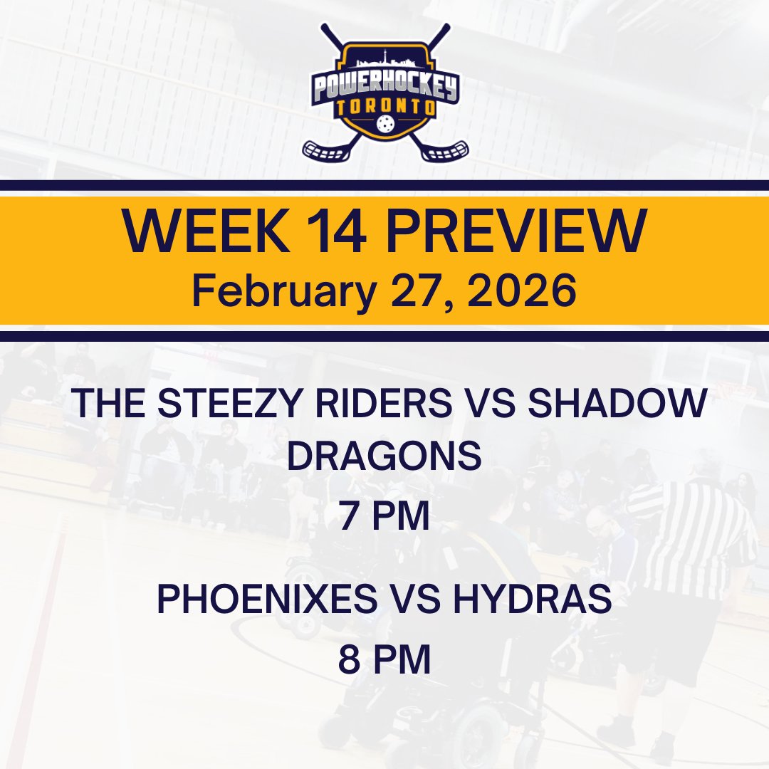 PowerHockeyTO's tweet photo. Week 14 goes down this Friday! https://t.co/D2eAaYBHfX