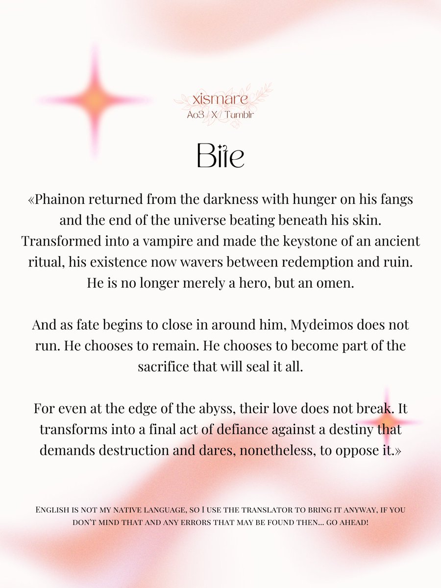 xismare's tweet photo. •*˚✩ Bite ✩˚*• 

AO3: eng: https://t.co/R1PhzroXOq esp: https://t.co/7jSAdF7h4k
Tumblr: https://t.co/DORwf3hRbC
Wattpad: https://t.co/R5Wi34Yhsw

#phaidei #Myphai #Phainon #Mydei #hsr #HonkaiStarRail https://t.co/PMKGoE5hPC