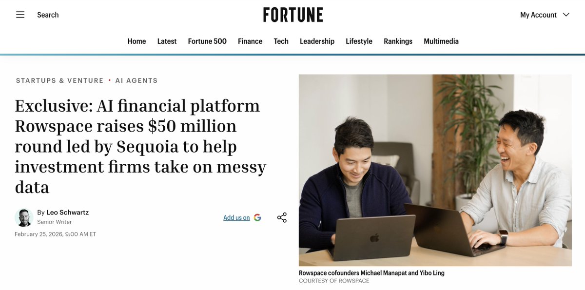 Rowspace tweet media