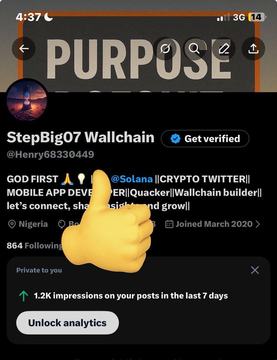 It’s not even up to a day and my impression has started increasing again. Currently at 1.2 impressions from 1k impressions

That’s progress and I celebrate it.