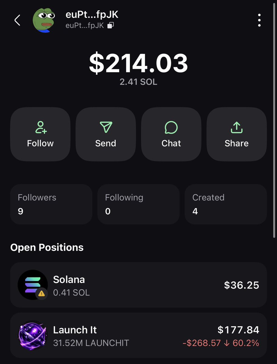 💎🤲🏼 ALERT…20 retweets and I will send him some supply for his COMMITMENT to help out….what do yall think!?
BULLISH on the conviction!?
Or just hesitant to lose 3 SOL
Either way…There holding still, ARE YOU!

Go follow account below on pumpfun!