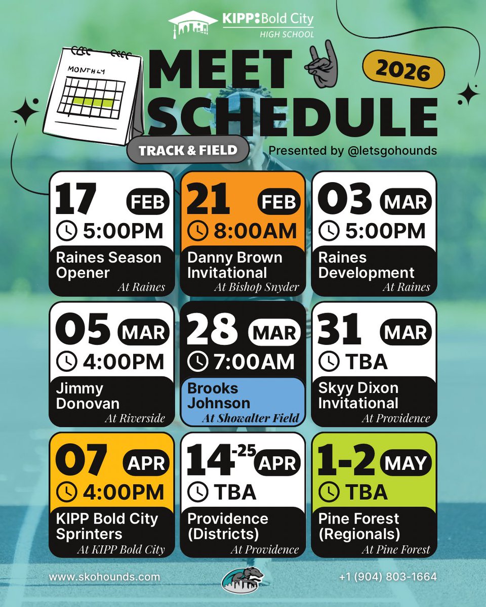 Bold City Greyhounds Athletics tweet media