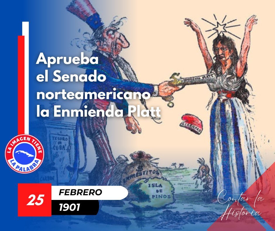 La Enmienda Platt significó que la independencia de #Cuba en 1902 fue más nominal que real, pues el país quedó bajo tutela de EE.UU. Esa experiencia alimentó un fuerte nacionalismo y el deseo de alcanzar una soberanía plena, causa central de la #historiacubana del siglo XX.