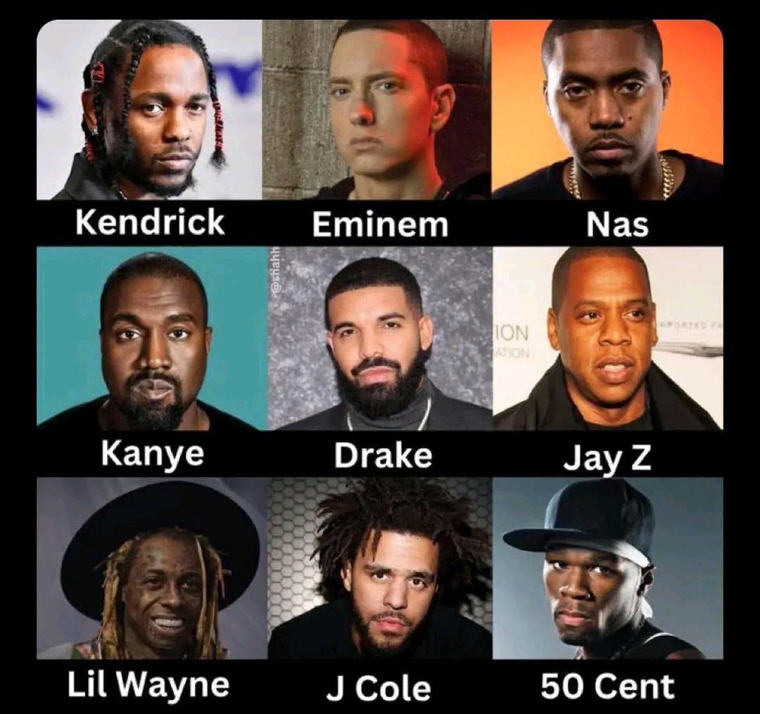 Danders Raper's kendrick lamar and Nas