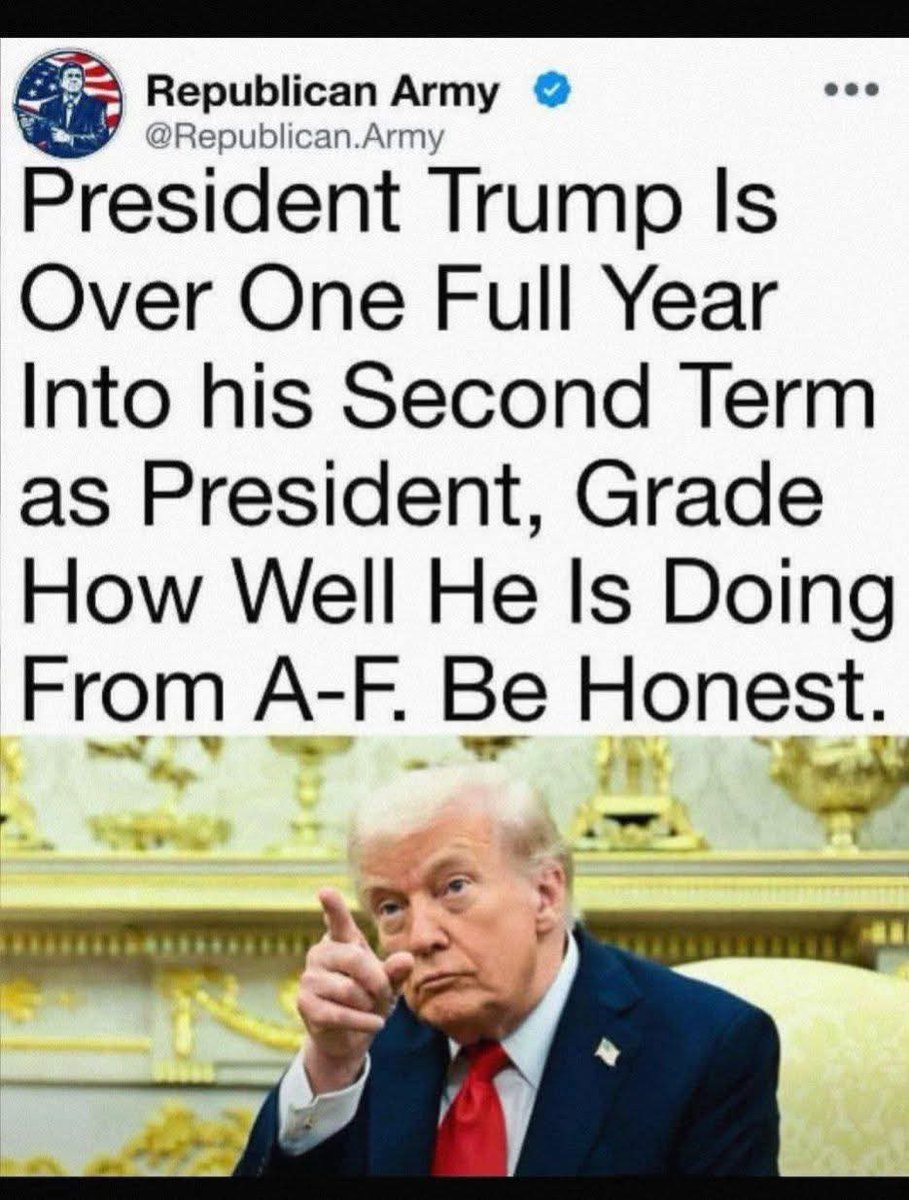 HYDRJokerReturn's tweet photo. How would you rate President Trump's job performance so far in his second term?

Follow @HYDRJokerReturn https://t.co/JJuEmYGFCd