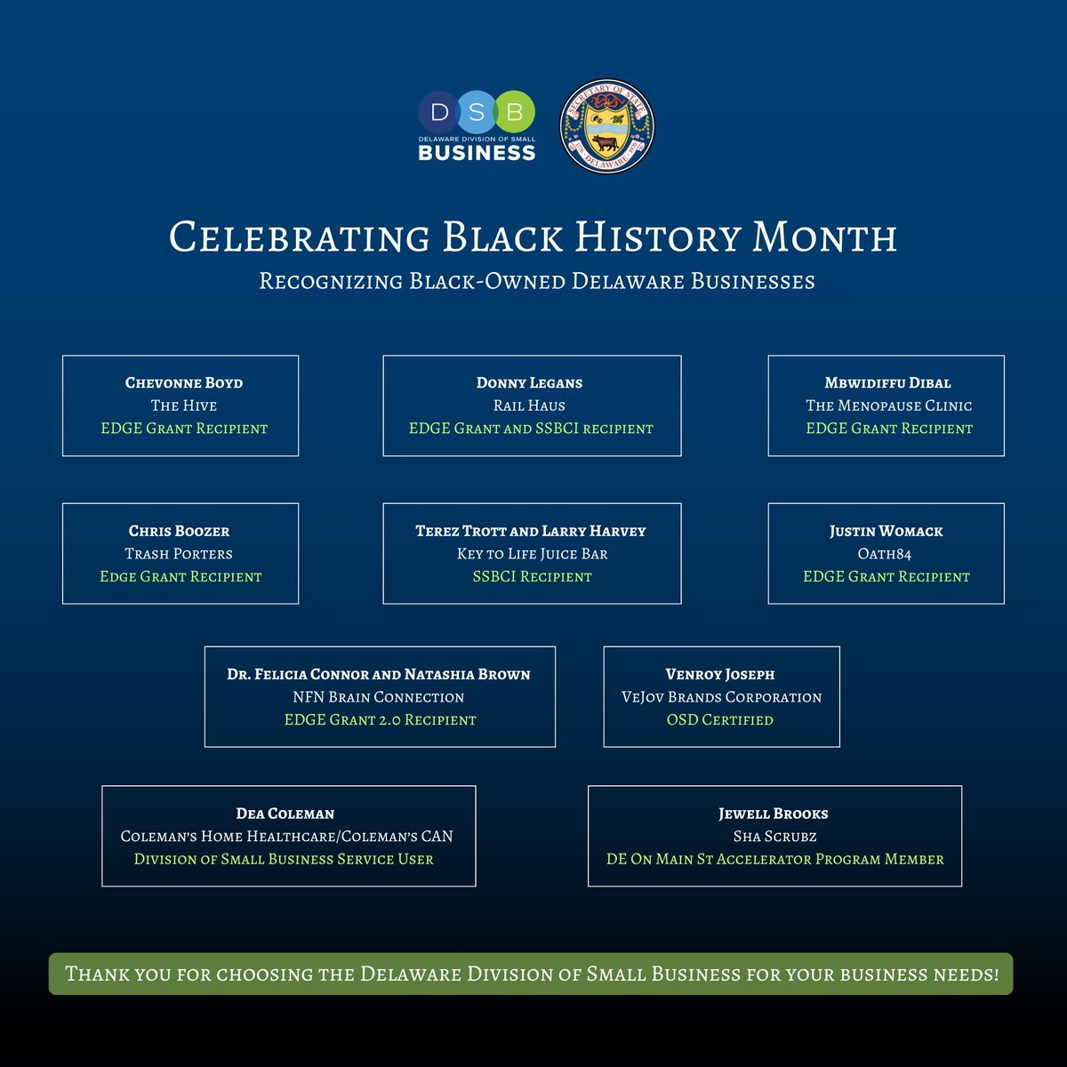 Delaware Department of State tweet media