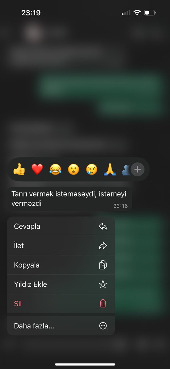 “Tanrı vermək istəməsəydi, istəməyi verməzdi”