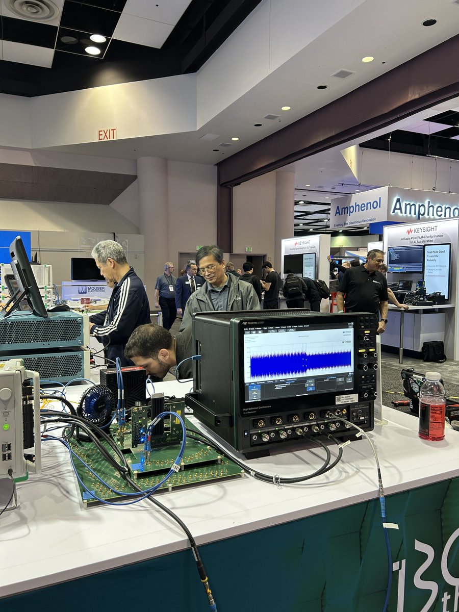 Anritsu's tweet photo. The #Anritsu team is standing by at #DesignCon booth #1143!

Come on down to see some live demos, including some in collaboration with our friends at @Tektronix, @TeledyneLeCroy, and SiPhx. https://t.co/uIbSpESIMp