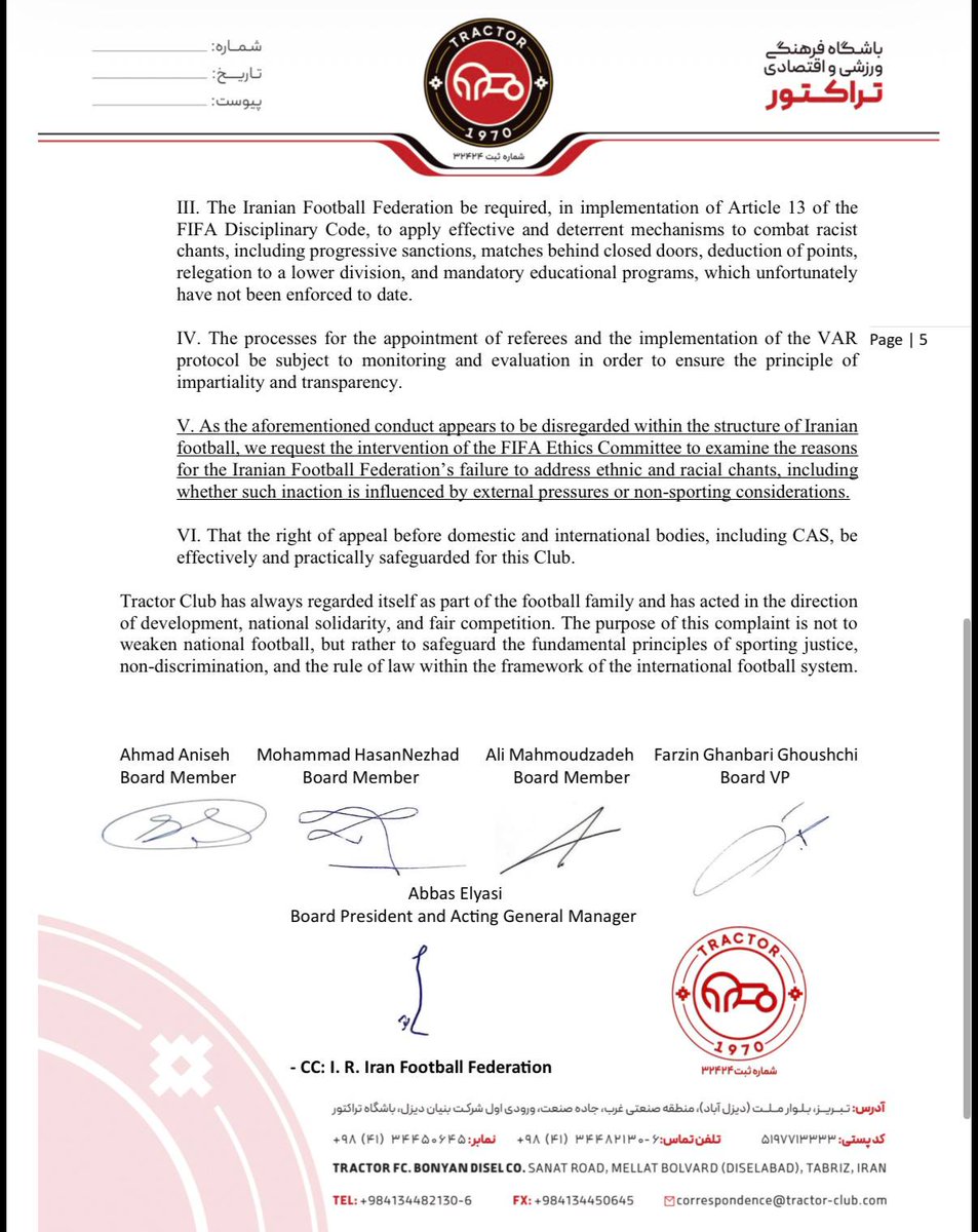 TRACTOR FC 🏆 tweet media