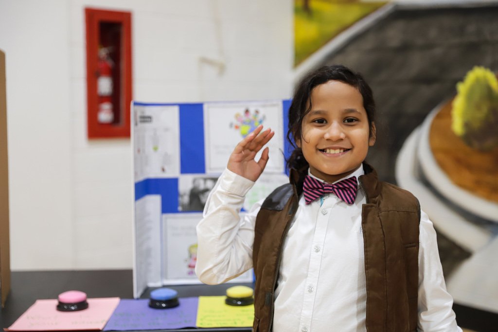 Potter Gray Wax Museum: Third graders, dressed as famous and historical figures, share facts they have researched with peers, families, and guests.
