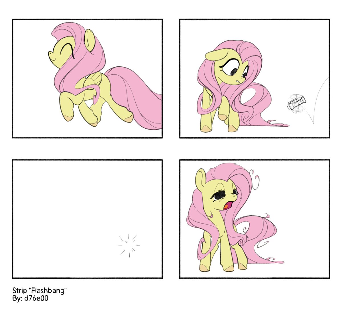 d76e00's tweet photo. Strip "Flashbang"

#Digital #d76e00 #pony #mlp #comics #strip #Fluttershy https://t.co/BiY4ZbWiYN