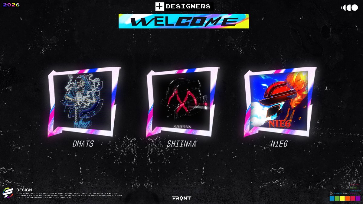 Please join us in welcoming our newest creative minds! 

-<a href="/deathmats/">dddmatsss</a> 
-<a href="/ShiinaaCore/">Shiinaa</a> 
-<a href="/n1e6_xoss/">N1E6</a>