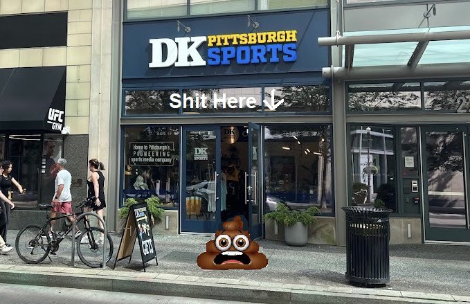 bustone_mike's tweet photo. @4_____TW @SalvadoreYoga @WPXI @Dejan_Kovacevic My wife would never walk in that shithole. #ShitStore #ShitPeople #ShitSite #DickHeadSports https://t.co/D33QM58JV4