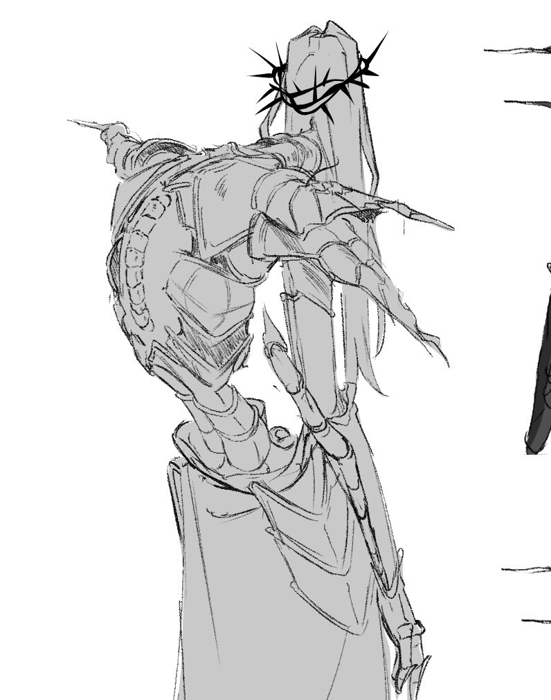 She's a fallen angel who is trying to make it back to heaven