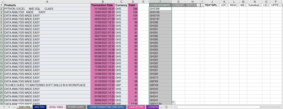 ObijiQueen's tweet photo. Learning data analysis with Excel. 

It has been an amazing journey at TS Academy. Learning and  Practicing

We talked about Cell Referencing: when doing calculations always reference the cell, so that when you make a change in your cell, it won't affect your calculations. https://t.co/RZPLIieiiA