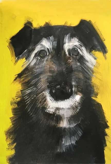 Elderly Dog
🎨 © Sally Muir (British artist, b. 1954)