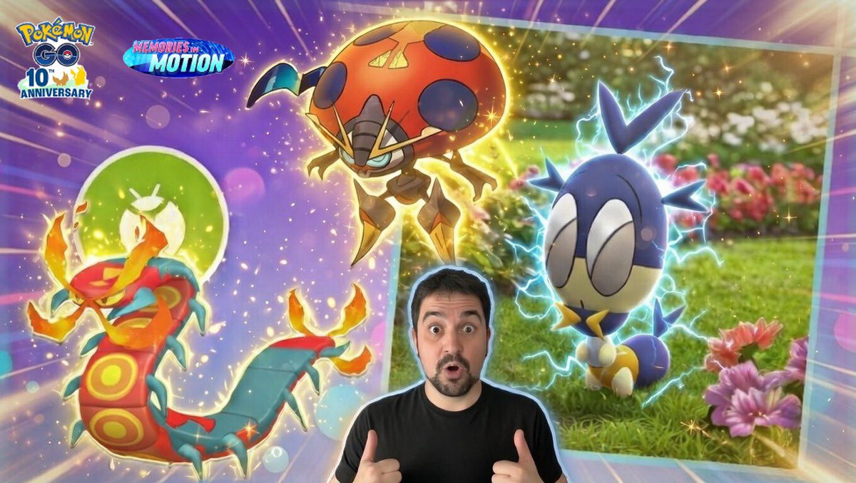keibron's tweet photo. 🚨🪲 ¡NUEVO EVENTO BICHO en Pokémon GO! 🪲🚨
✨ Debuta Blipbug
🔥 Llega Sizzlipede SHINY
👀 Bonus y sorpresas que pueden ser MUY interesantes
Te cuento TODO para que no se te escape nada 👇
https://t.co/ylIkA4IOpq
¿Vas a ir a por el shiny? 😏✨
#PokemonGO #EventoBicho #Shiny #PokemonGOEspañol