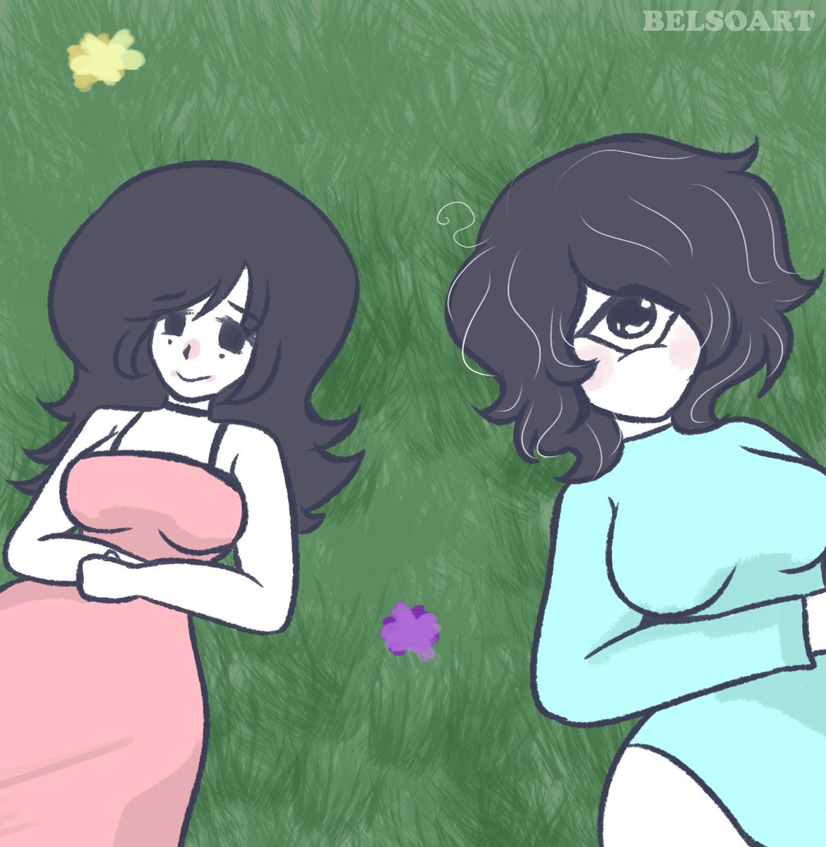 Había hecho este dibujo de mi mejor amiga y yo 🩷🐤
#myart