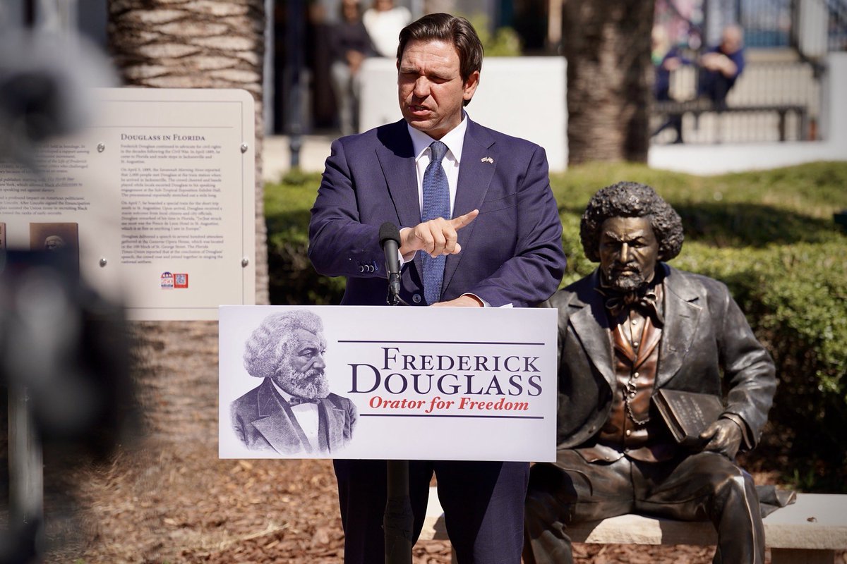 As part of our effort to commemorate America’s 250th birthday this year, we have commissioned statues throughout Florida to honor the influential figures who shaped our nation’s history and civic tradition.

Today, I was proud to unveil our newest statue honoring abolitionist,