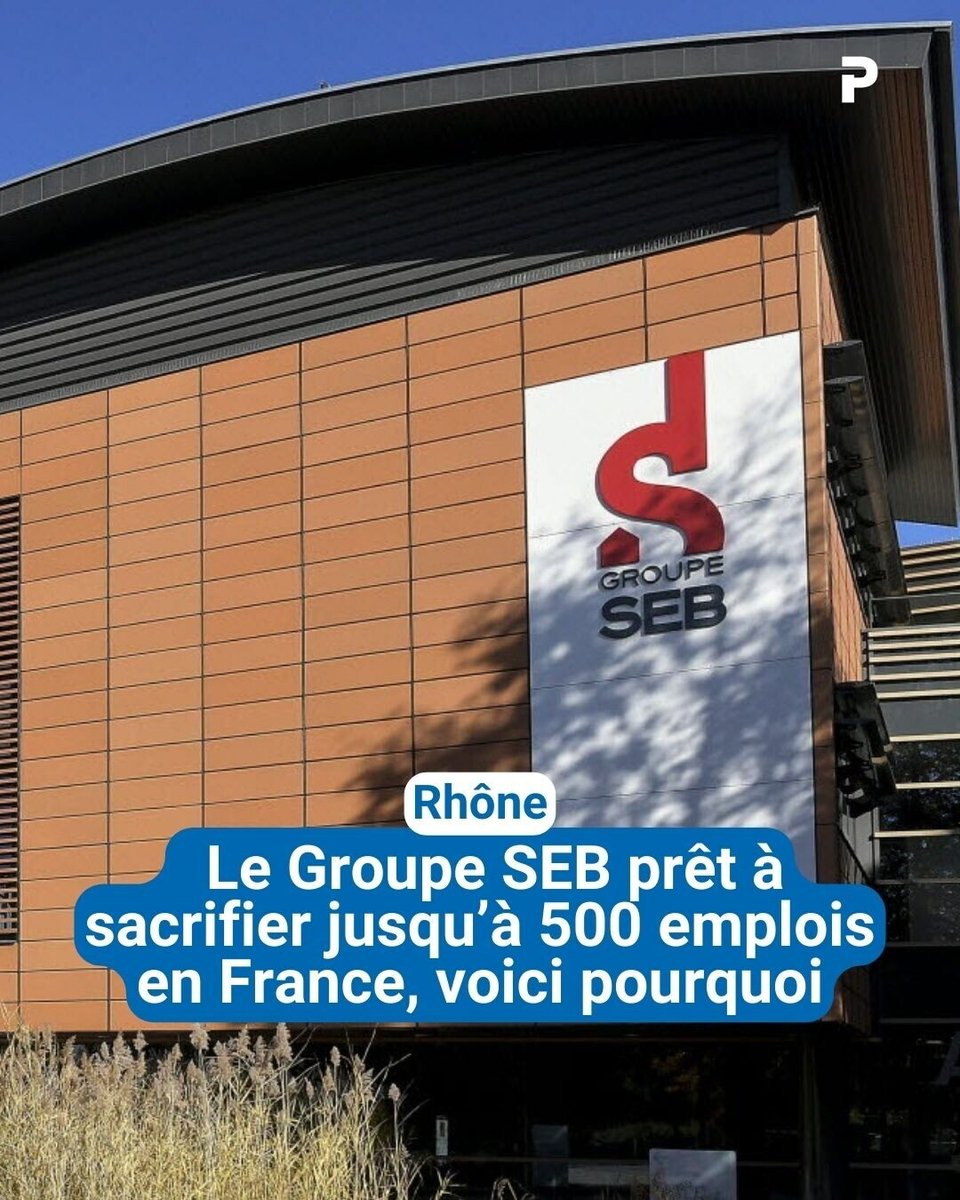 leprogreslyon's tweet photo. 📉 #SEB, leader mondial du petit électroménager basé à #Ecully (#Rhône) a confirmé ce mercredi son plan de relance, visant à réactiver la machine de la croissance et à faire face à une concurrence asiatique féroce, sur fond d’IA.
➡️ https://t.co/2l666HefAS https://t.co/sI7g9nN1NC