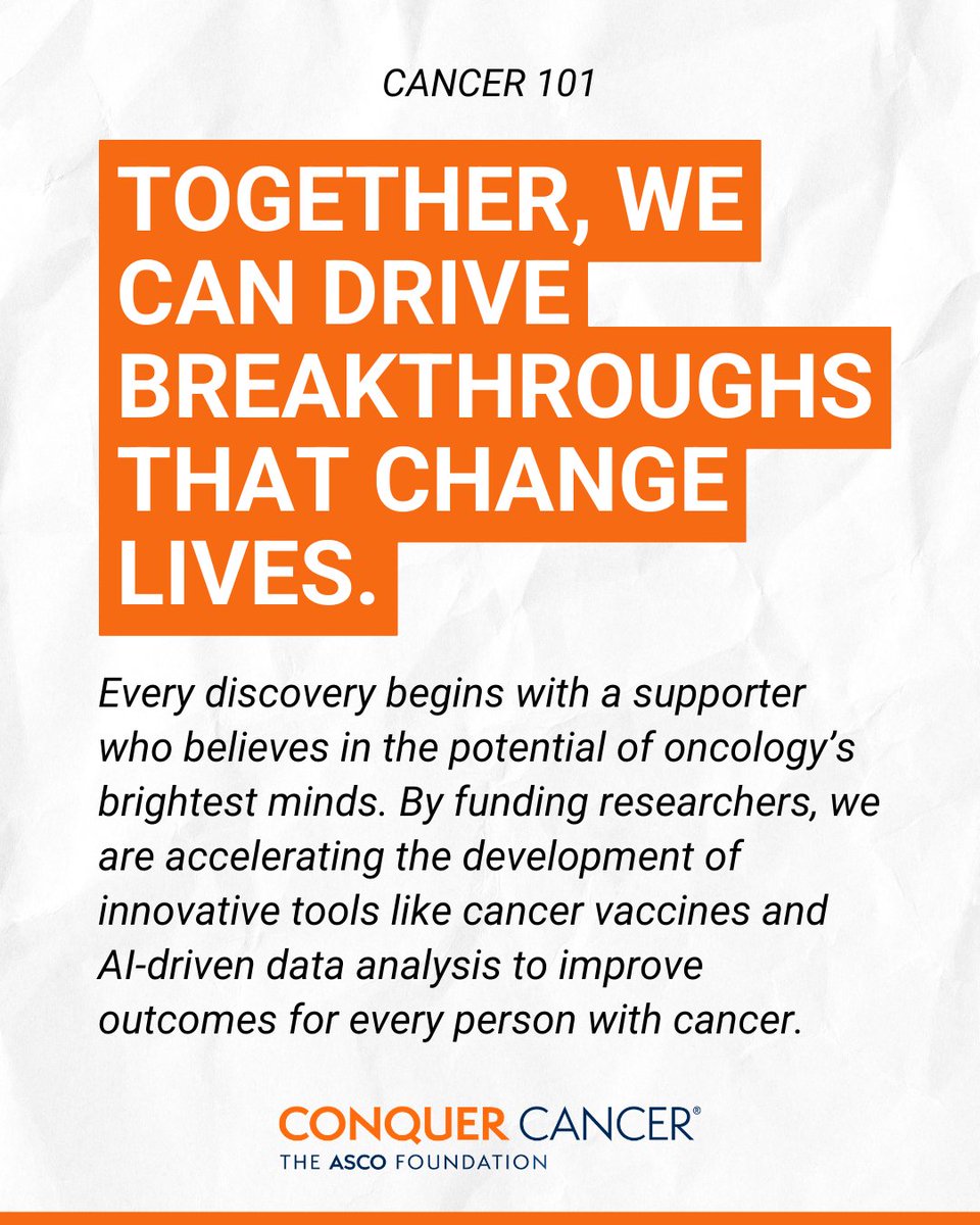 Conquer Cancer, the ASCO Foundation tweet media