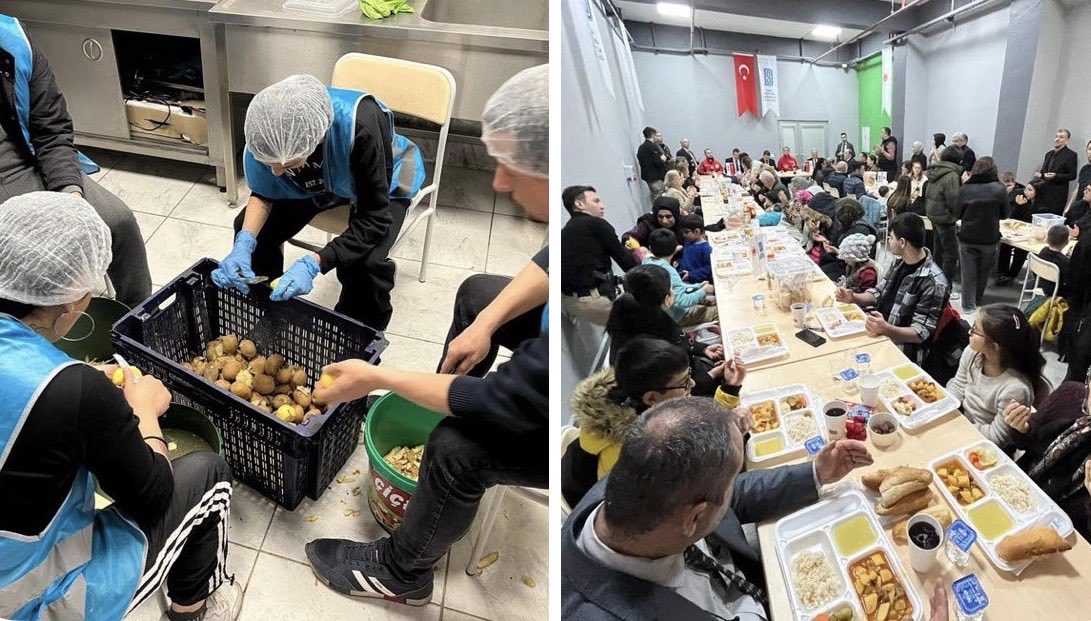 İzmir'de denetimli serbestlik hükümlüleri, her gün 2 bin kişiye iftar hazırlıyor.
